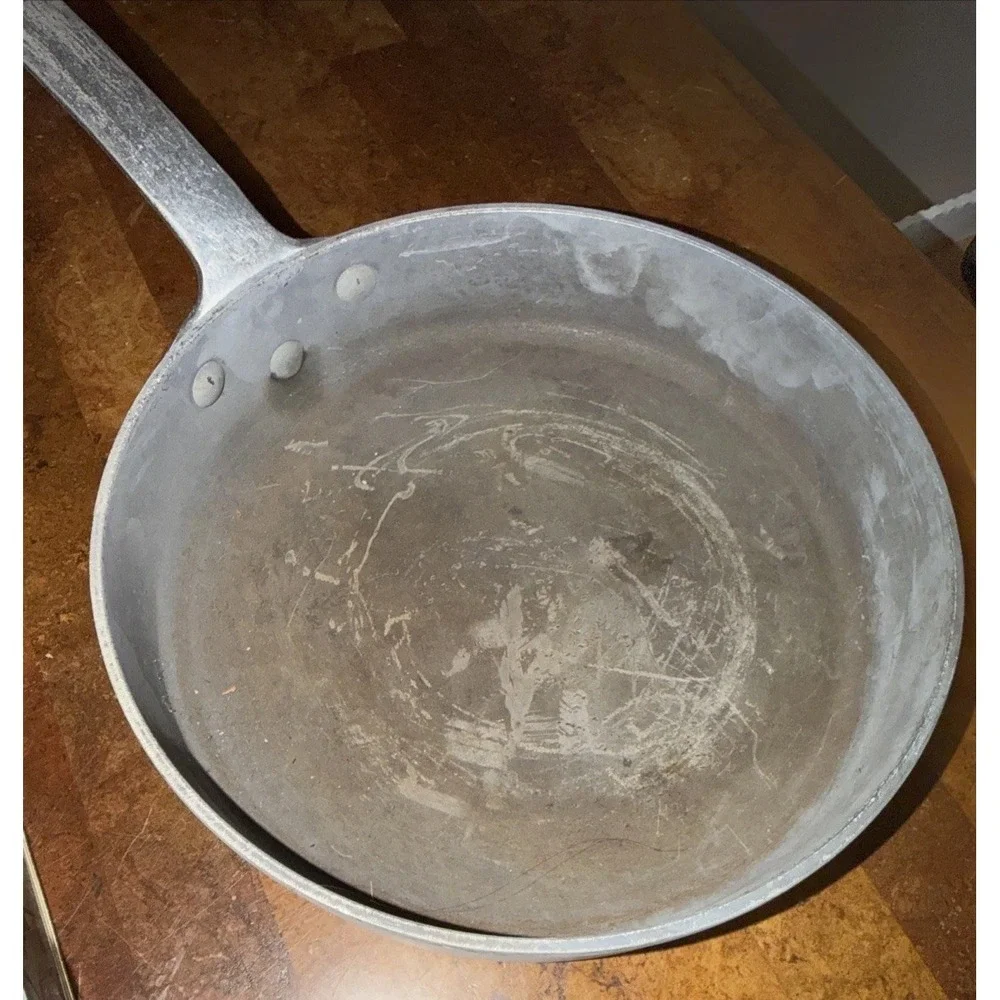 Magnalite GHC 10 Inch Skillet USA Cast Aluminum Fry Pan Stovetop Flat Bottom VTG